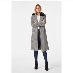 Faux wool Long coat